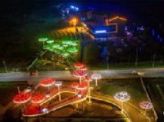 彭州首座藝術天橋--光彩亮化